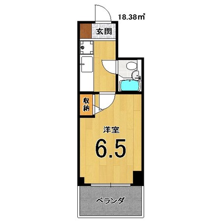 DETOM-1京都外大南の物件間取画像